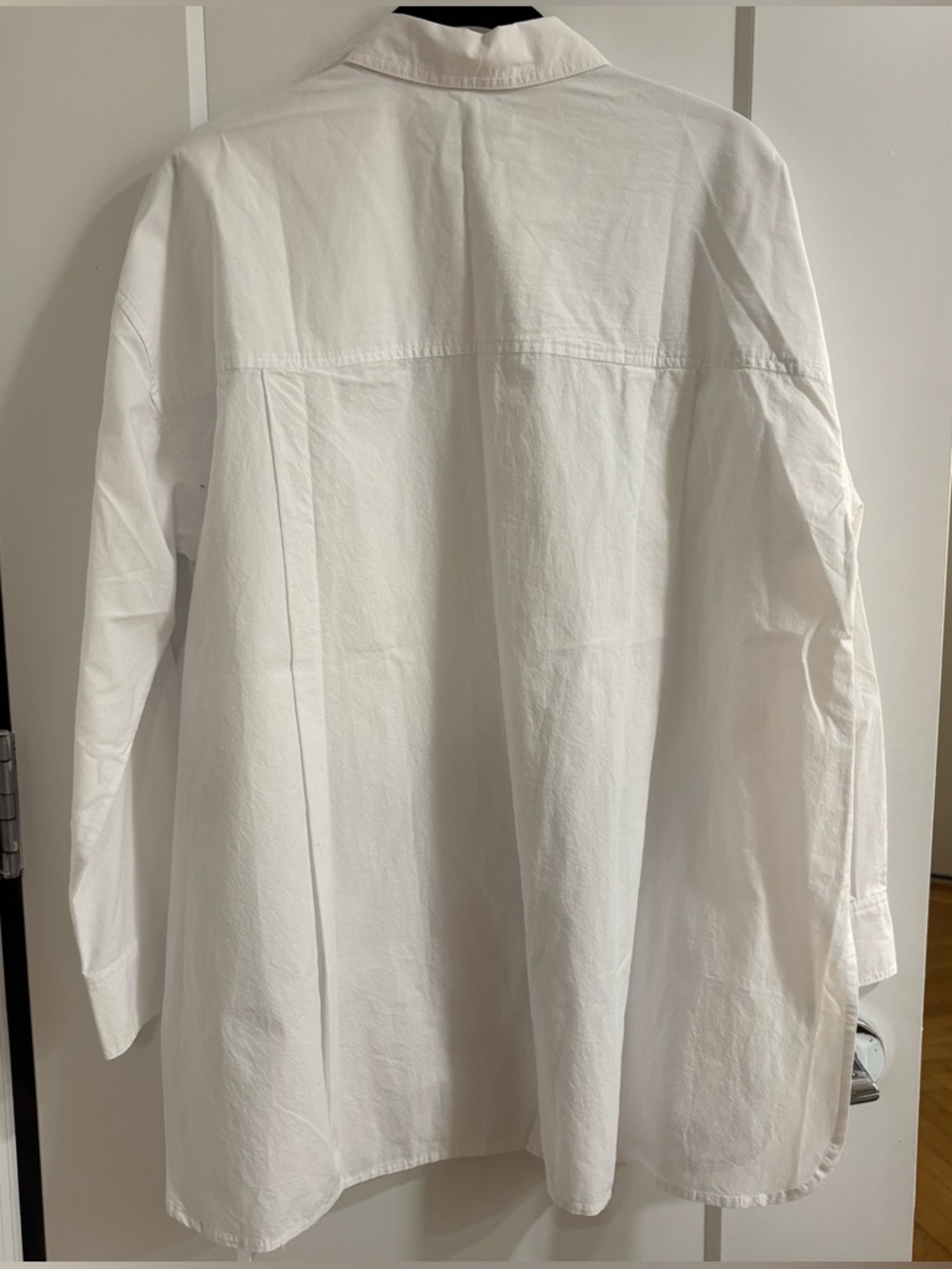 NWT Madewell The Signature Poplin Oversized Shirt in White - Picture 7 of 7